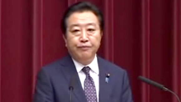 野田総理会見